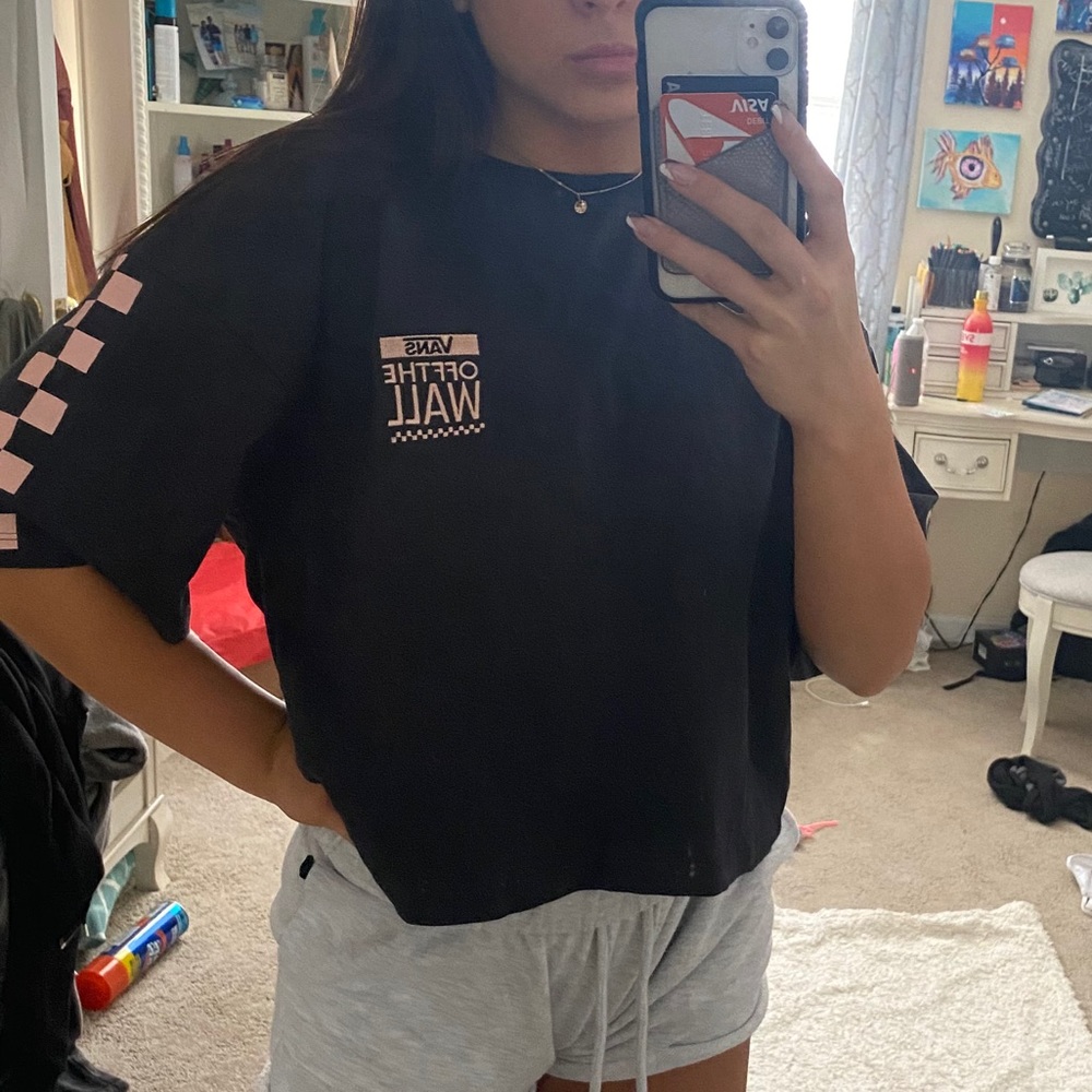 Oversized / Cropped Vans Tee